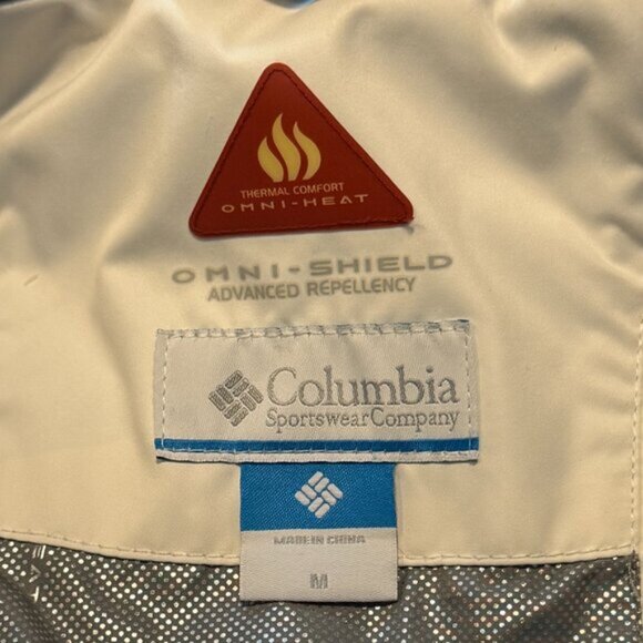 Columbia Lay D Down Jacket Women’s Medium White WL4047-494 Hooded Puffer Coat - Picture 11 of 16